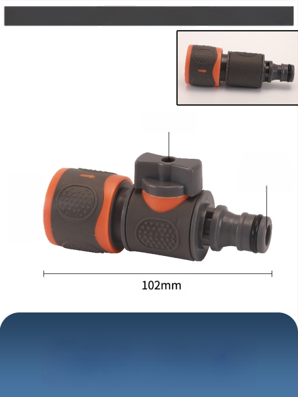 Plastikas raksts vārsts auto mazgāšanai ar ātru savienojumu, Hongying modeļa, sienas biezums 2 mm, klase A