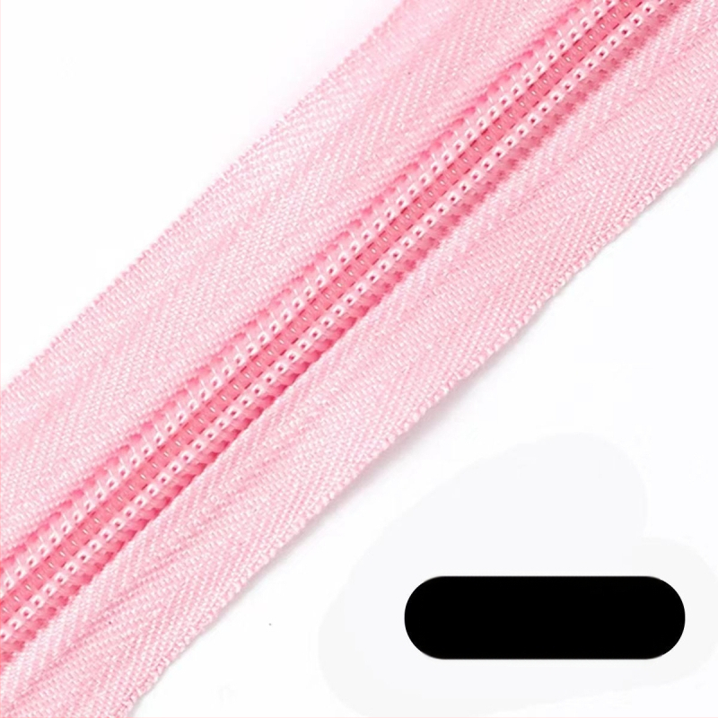 Nailoninis užtrauktukas su 28 dantų raštu, 200 jardų plastinių dantų užtrauktukai pakuotėje skirtos maišams, kuprinėms ir drabužiams