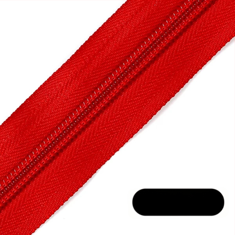 Nailoninis užtrauktukas su 28 dantų raštu, 200 jardų plastinių dantų užtrauktukai pakuotėje skirtos maišams, kuprinėms ir drabužiams