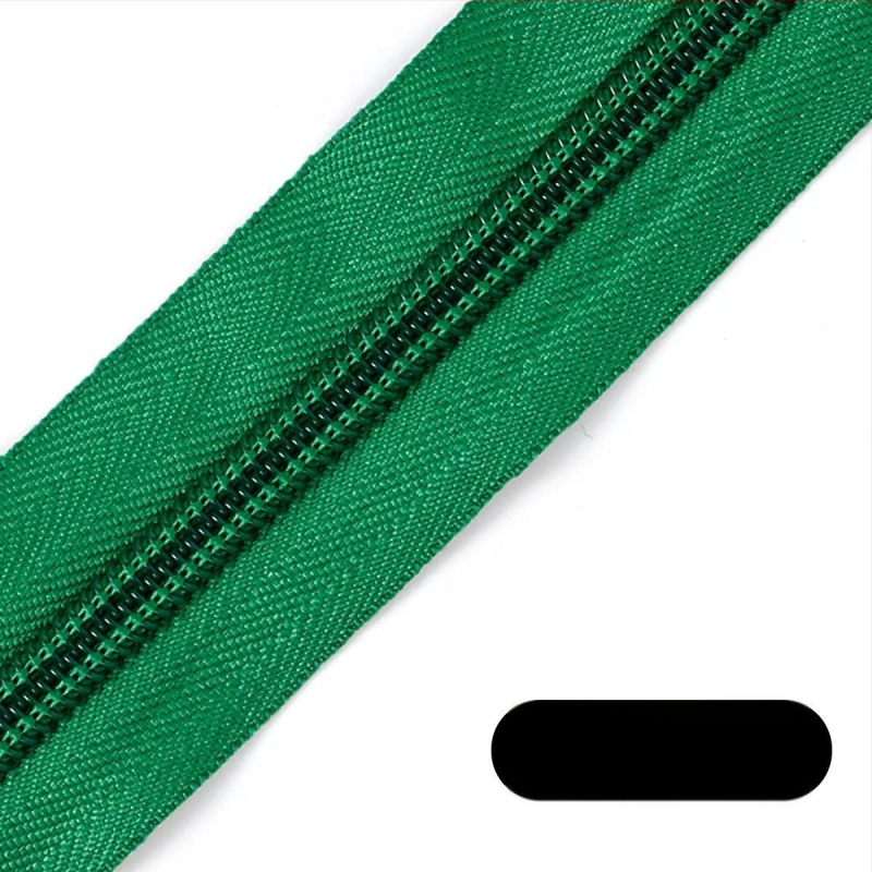 Nailoninis užtrauktukas su 28 dantų raštu, 200 jardų plastinių dantų užtrauktukai pakuotėje skirtos maišams, kuprinėms ir drabužiams