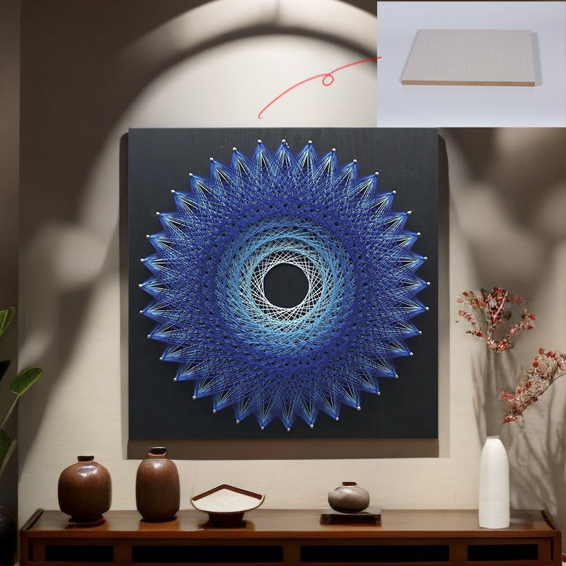 Σετ γεωμετρικής τέχνης με καρφιά για DIY ύφανση — Καθολικό πλαίσιο, Κινέζικό στυλ (Μάρκα: Other; Πλαίσιο: Καθολικό μοντέλο; Στυλ: Κινέζικο στυλ)