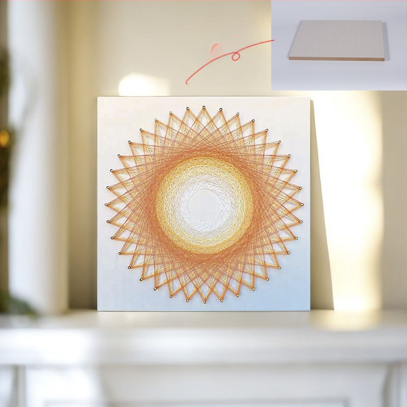 Σετ γεωμετρικής τέχνης με καρφιά για DIY ύφανση — Καθολικό πλαίσιο, Κινέζικό στυλ (Μάρκα: Other; Πλαίσιο: Καθολικό μοντέλο; Στυλ: Κινέζικο στυλ)