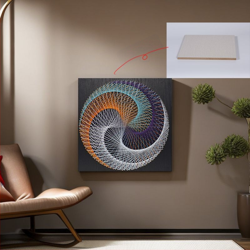 Σετ γεωμετρικής τέχνης με καρφιά για DIY ύφανση — Καθολικό πλαίσιο, Κινέζικό στυλ (Μάρκα: Other; Πλαίσιο: Καθολικό μοντέλο; Στυλ: Κινέζικο στυλ)