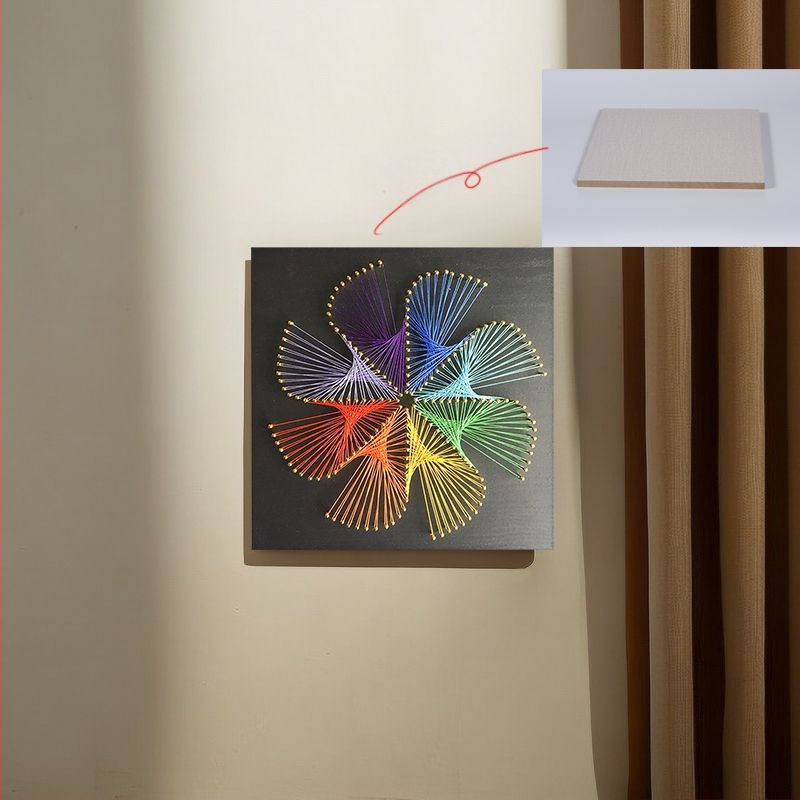 Σετ γεωμετρικής τέχνης με καρφιά για DIY ύφανση — Καθολικό πλαίσιο, Κινέζικό στυλ (Μάρκα: Other; Πλαίσιο: Καθολικό μοντέλο; Στυλ: Κινέζικο στυλ)