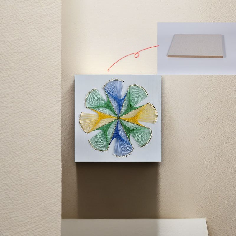 Σετ γεωμετρικής τέχνης με καρφιά για DIY ύφανση — Καθολικό πλαίσιο, Κινέζικό στυλ (Μάρκα: Other; Πλαίσιο: Καθολικό μοντέλο; Στυλ: Κινέζικο στυλ)