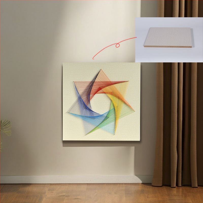 Σετ γεωμετρικής τέχνης με καρφιά για DIY ύφανση — Καθολικό πλαίσιο, Κινέζικό στυλ (Μάρκα: Other; Πλαίσιο: Καθολικό μοντέλο; Στυλ: Κινέζικο στυλ)