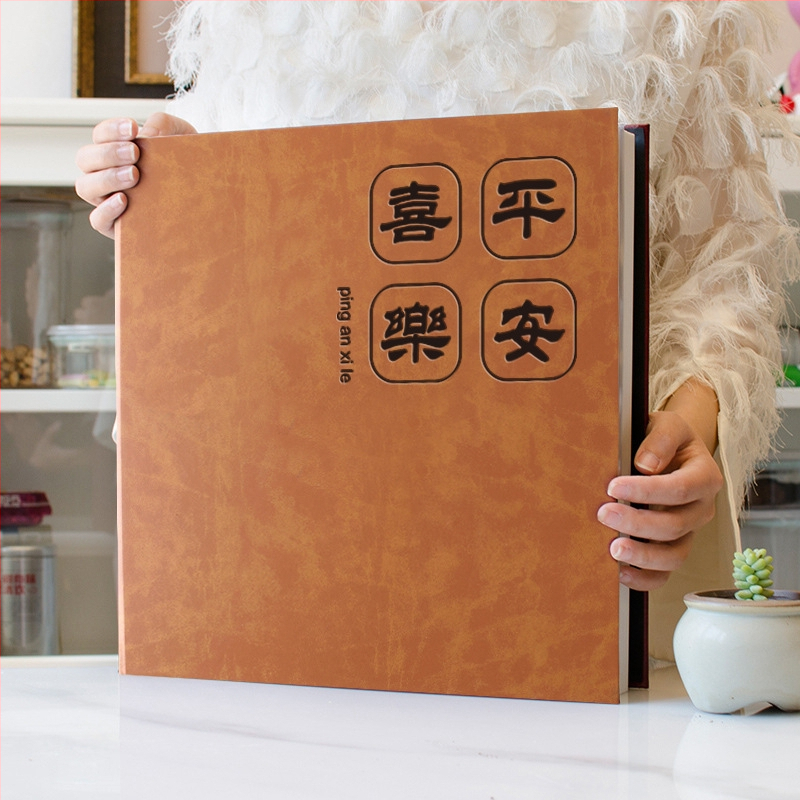 Αλμπουμ φωτογραφιών για την ανάπτυξη του μωρού — DIY αυτοκόλλητο, χειροποίητο, μεγάλης χωρητικότητας, εξώφυλλο από χαρτί; Διαθέσιμο σε 20, 40 ή 60 σελίδες; Κατάλληλο ως δώρο για συμμαθητές.