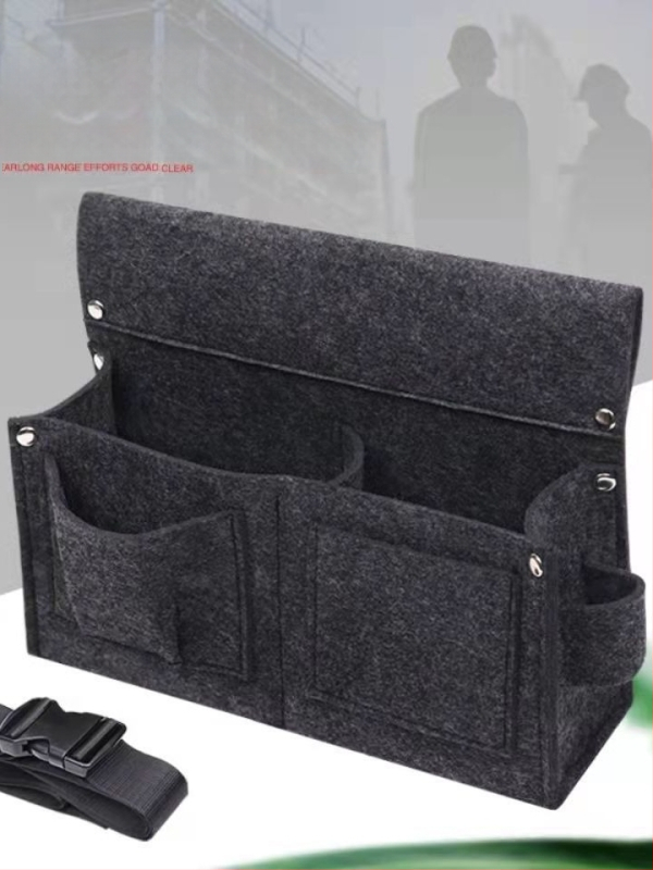 Unisex φελτ ζώνη μέσης για εργασία – Διαπνέουσα, ανθεκτική, μονόχρωμη εργαλειοθήκη