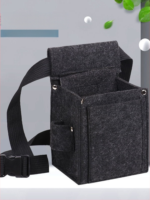 Unisex φελτ ζώνη μέσης για εργασία – Διαπνέουσα, ανθεκτική, μονόχρωμη εργαλειοθήκη