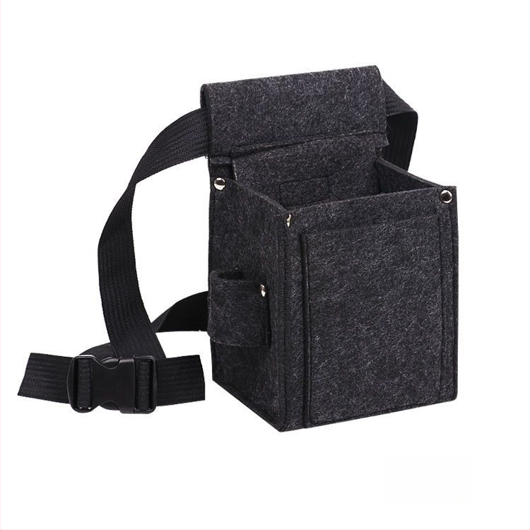 Unisex φελτ ζώνη μέσης για εργασία – Διαπνέουσα, ανθεκτική, μονόχρωμη εργαλειοθήκη