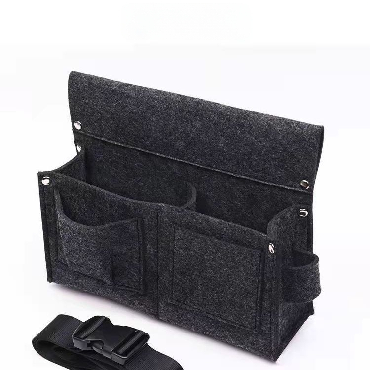 Unisex φελτ ζώνη μέσης για εργασία – Διαπνέουσα, ανθεκτική, μονόχρωμη εργαλειοθήκη