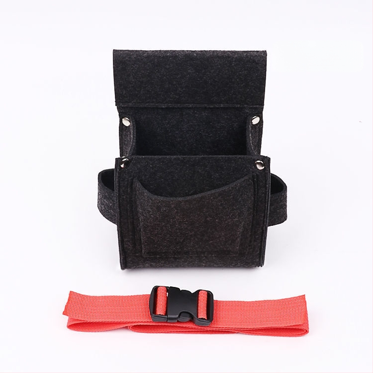 Unisex φελτ ζώνη μέσης για εργασία – Διαπνέουσα, ανθεκτική, μονόχρωμη εργαλειοθήκη