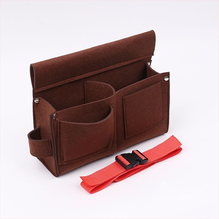 Unisex φελτ ζώνη μέσης για εργασία – Διαπνέουσα, ανθεκτική, μονόχρωμη εργαλειοθήκη