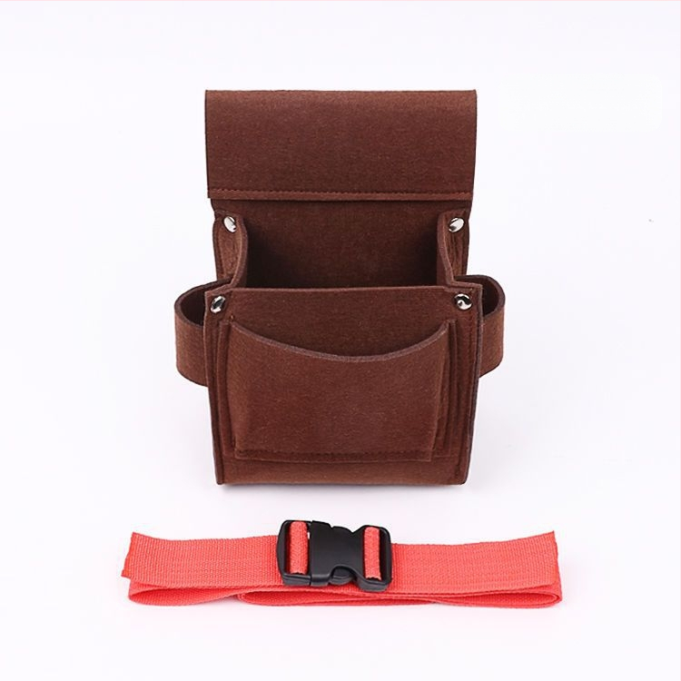 Unisex φελτ ζώνη μέσης για εργασία – Διαπνέουσα, ανθεκτική, μονόχρωμη εργαλειοθήκη