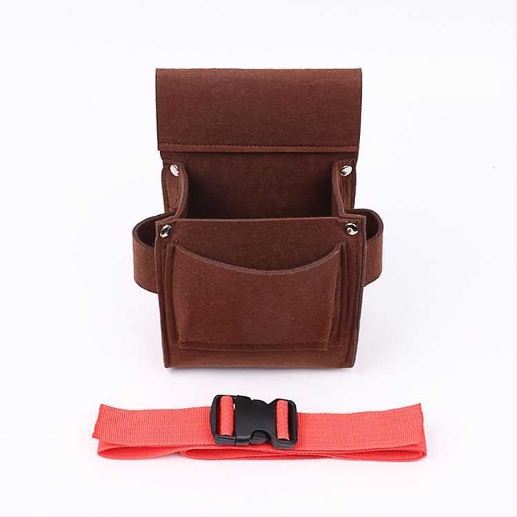 Unisex φελτ ζώνη μέσης για εργασία – Διαπνέουσα, ανθεκτική, μονόχρωμη εργαλειοθήκη