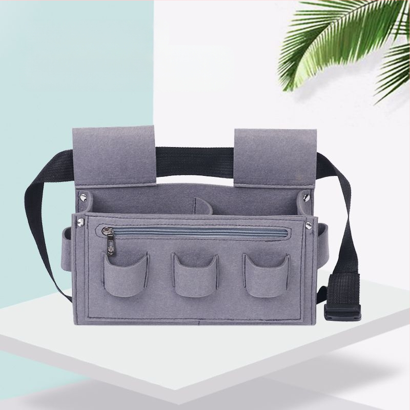 Unisex φελτ ζώνη μέσης για εργασία – Διαπνέουσα, ανθεκτική, μονόχρωμη εργαλειοθήκη