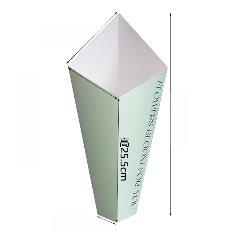 Gėlių įpakavimo rinkinys iš balto kartono su vidiniu įpakavimu, Yiwu kilmė, modelis P