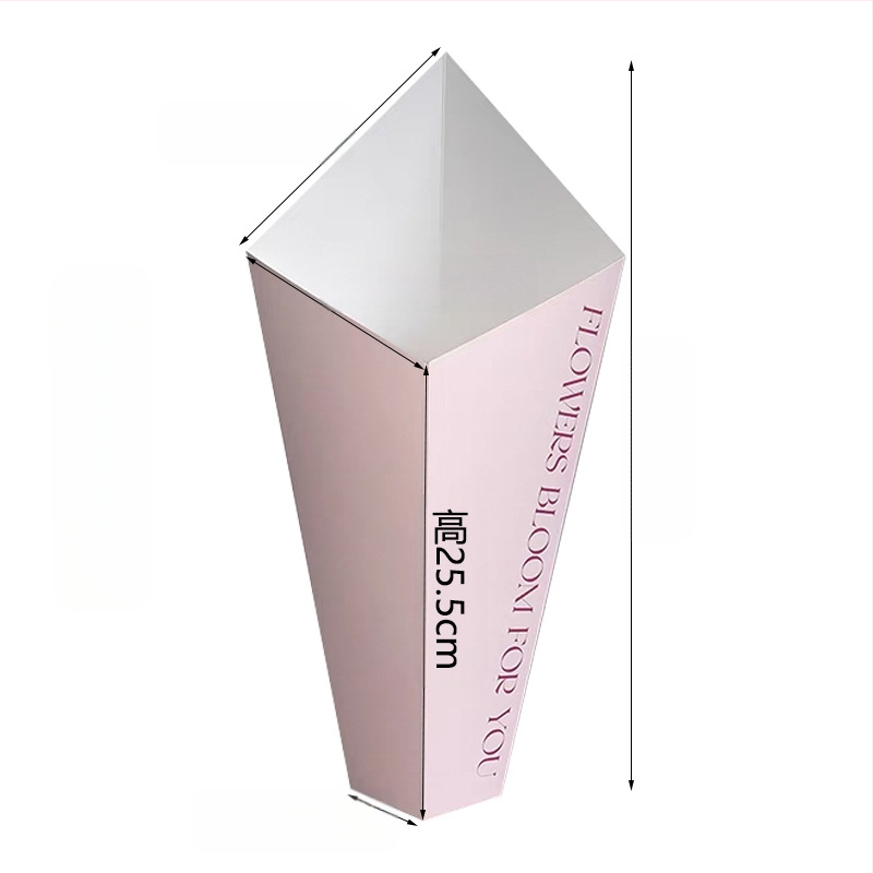 Gėlių įpakavimo rinkinys iš balto kartono su vidiniu įpakavimu, Yiwu kilmė, modelis P