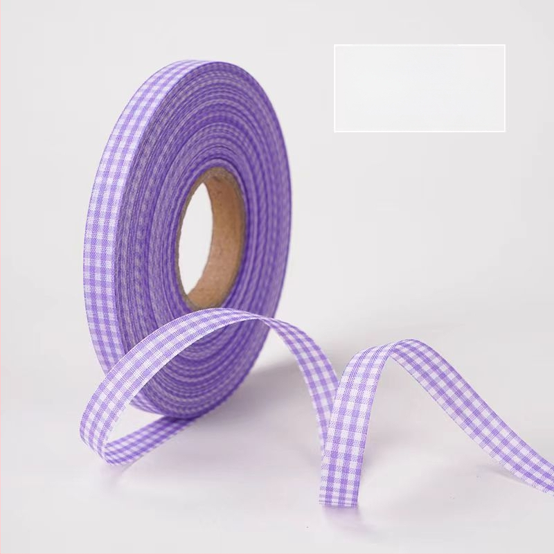 Κορδέλα δώρων με καρό μοτίβο, πολυεστέρας; Μάρκα: One Horizontal and One Vertical; Εφαρμογές: συσκευασία δώρων, ανθοδέσεις, γάμοι, αξεσουάρ μαλλιών, ρούχα