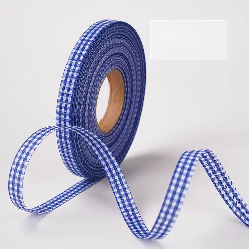 Κορδέλα δώρων με καρό μοτίβο, πολυεστέρας; Μάρκα: One Horizontal and One Vertical; Εφαρμογές: συσκευασία δώρων, ανθοδέσεις, γάμοι, αξεσουάρ μαλλιών, ρούχα