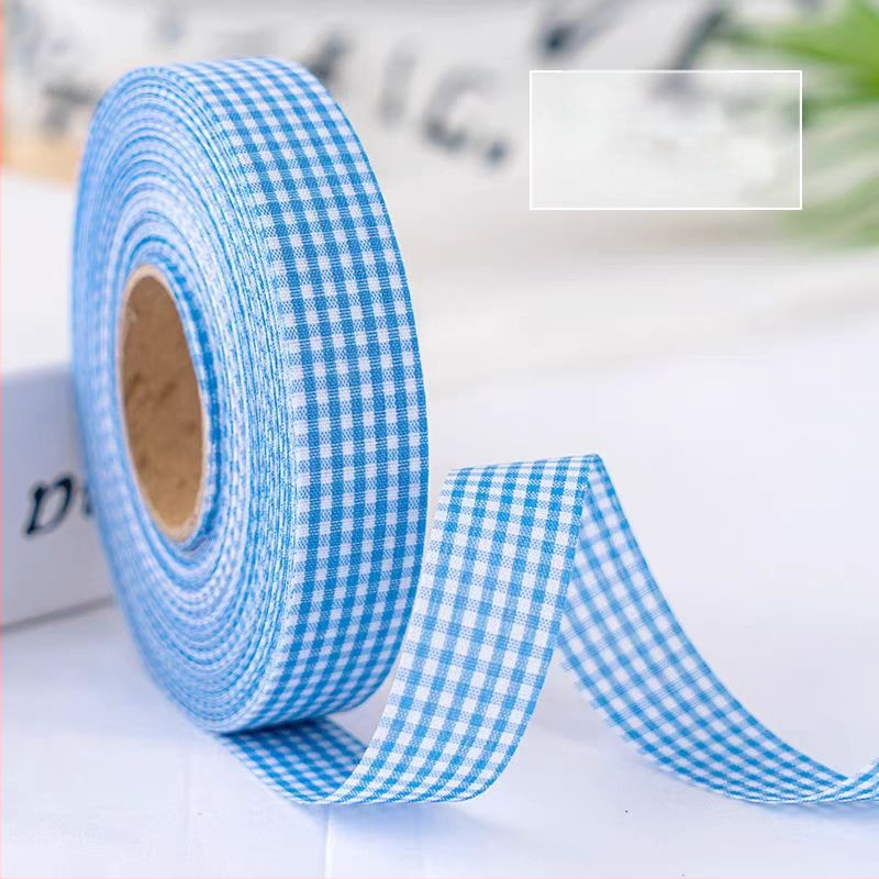 Κορδέλα δώρων με καρό μοτίβο, πολυεστέρας; Μάρκα: One Horizontal and One Vertical; Εφαρμογές: συσκευασία δώρων, ανθοδέσεις, γάμοι, αξεσουάρ μαλλιών, ρούχα