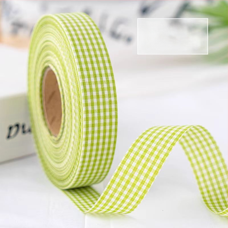 Κορδέλα δώρων με καρό μοτίβο, πολυεστέρας; Μάρκα: One Horizontal and One Vertical; Εφαρμογές: συσκευασία δώρων, ανθοδέσεις, γάμοι, αξεσουάρ μαλλιών, ρούχα