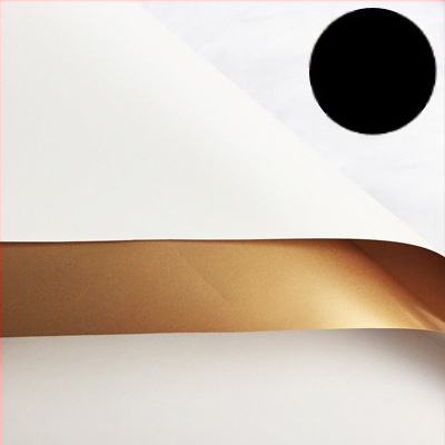 Šviežių gėlių puokštės įvyniojimui popierius – dvipusis matinės plėvelės popierius, prekės tipas: Spot, 20 vnt. pakuotėje, paklaida ±1 cm