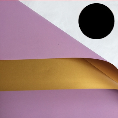 Šviežių gėlių puokštės įvyniojimui popierius – dvipusis matinės plėvelės popierius, prekės tipas: Spot, 20 vnt. pakuotėje, paklaida ±1 cm