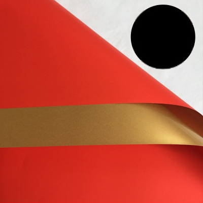 Šviežių gėlių puokštės įvyniojimui popierius – dvipusis matinės plėvelės popierius, prekės tipas: Spot, 20 vnt. pakuotėje, paklaida ±1 cm