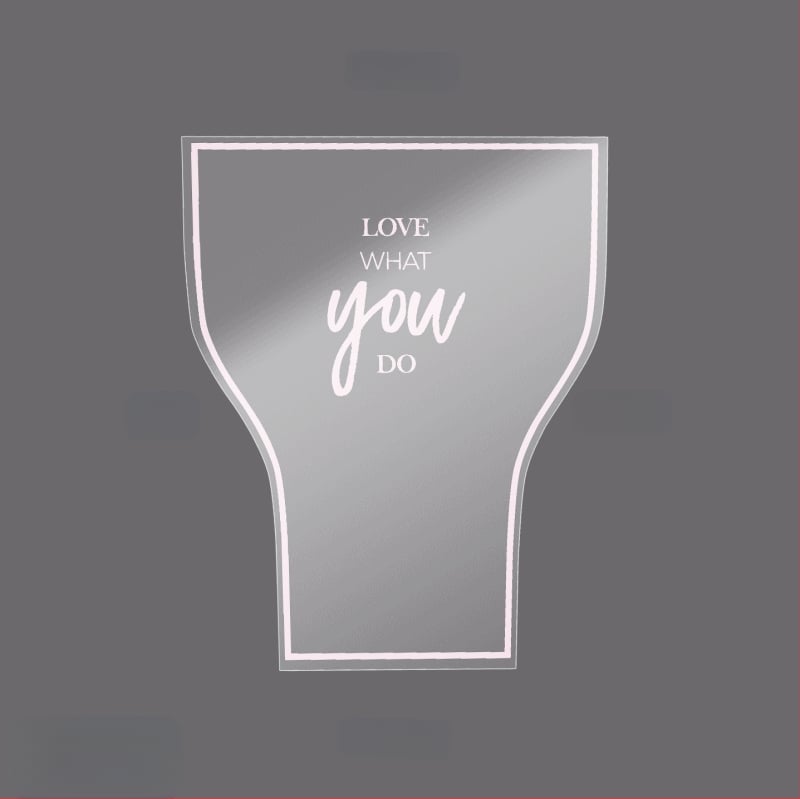 Gėlių pakavimo maišelis, skaidrus OPP materialas, kelių kišenių dizainas, prekinis ženklas Shangjin