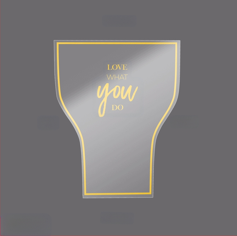 Gėlių pakavimo maišelis, skaidrus OPP materialas, kelių kišenių dizainas, prekinis ženklas Shangjin