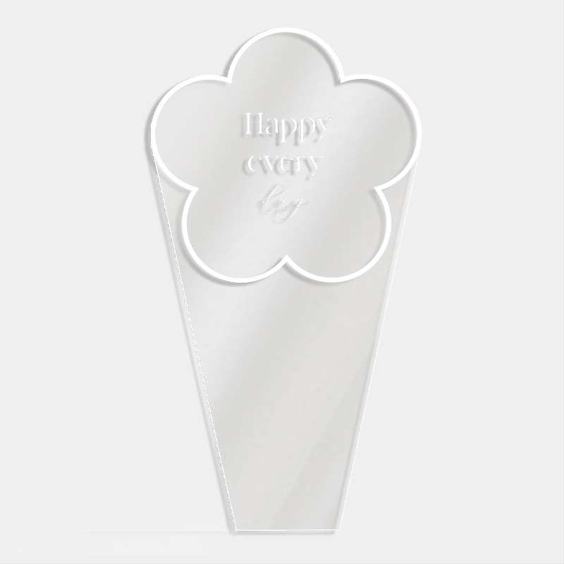 Gėlių pakavimo maišelis, skaidrus OPP materialas, kelių kišenių dizainas, prekinis ženklas Shangjin