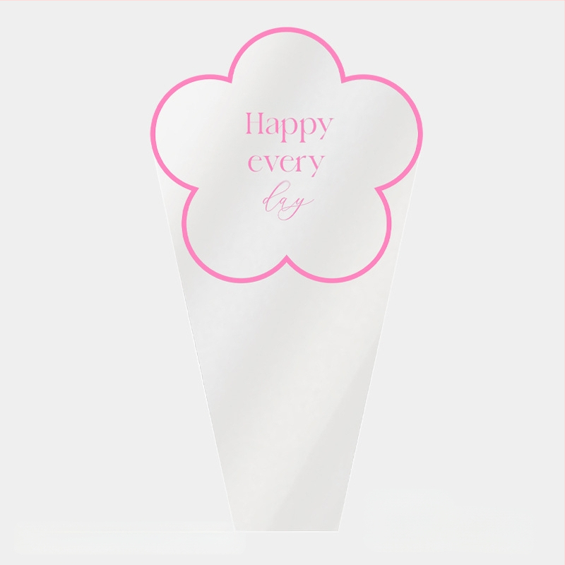 Gėlių pakavimo maišelis, skaidrus OPP materialas, kelių kišenių dizainas, prekinis ženklas Shangjin