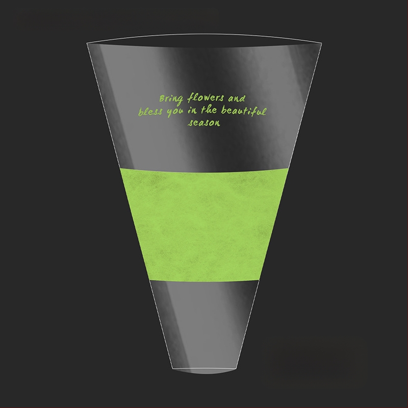 Gėlių pakavimo maišelis, skaidrus OPP materialas, kelių kišenių dizainas, prekinis ženklas Shangjin