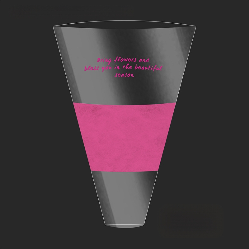 Gėlių pakavimo maišelis, skaidrus OPP materialas, kelių kišenių dizainas, prekinis ženklas Shangjin