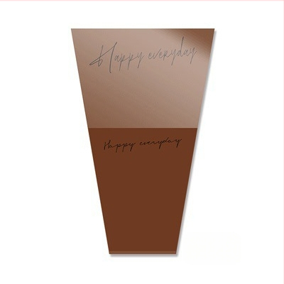 Kraft popieriaus žiedlapių puokštės įpakavimo maišelis, atsparus vandeniui, rašalo spausdinimas, opp pakuotė