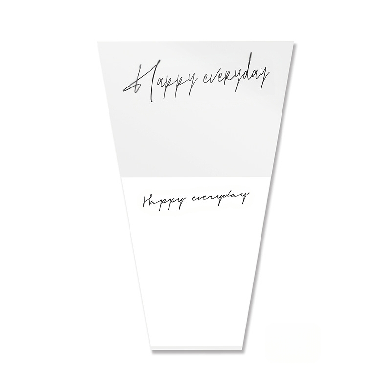 Kraft popieriaus žiedlapių puokštės įpakavimo maišelis, atsparus vandeniui, rašalo spausdinimas, opp pakuotė