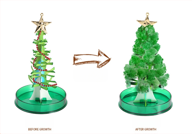 DIY Copac înflorit din hârtie — jucărie educațională științifică, din hârtie, fără electricitate, pentru 7–14 ani, educație biologico-chimică