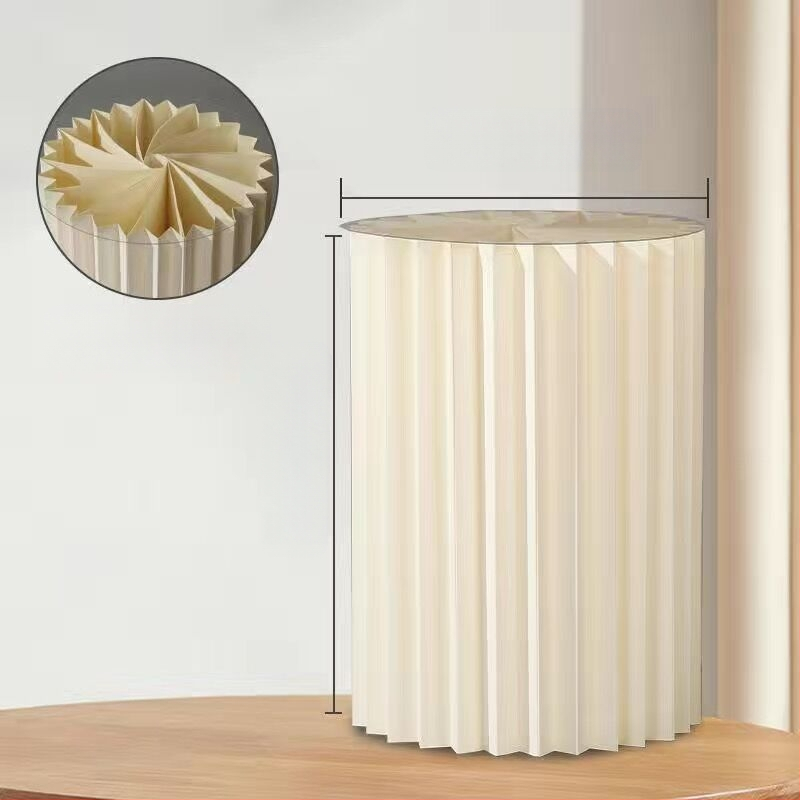 Vestuvinė sulankstoma popierinė kolona desertiniam stalui