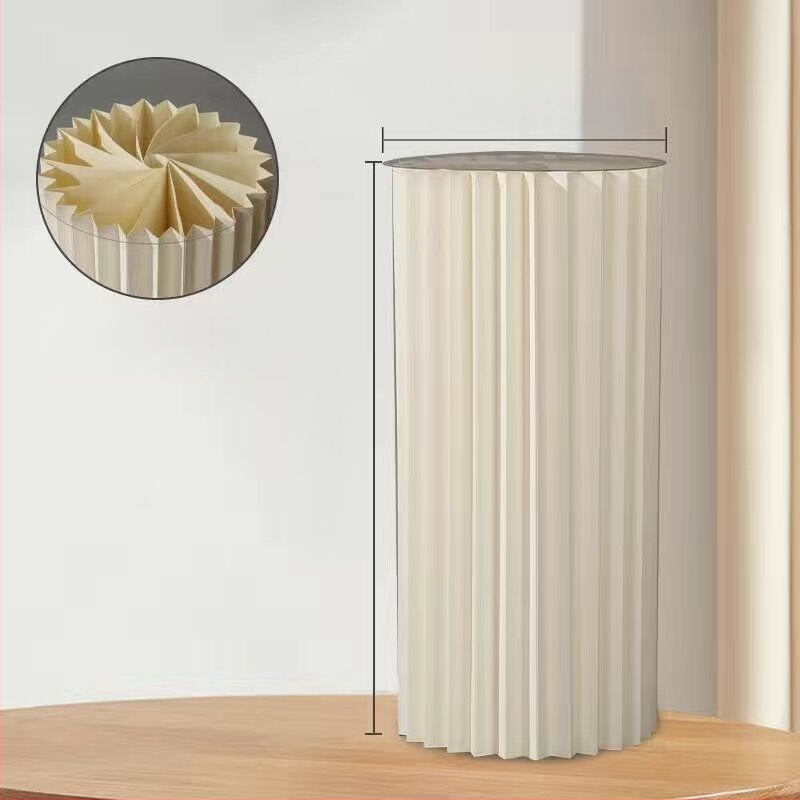 Vestuvinė sulankstoma popierinė kolona desertiniam stalui