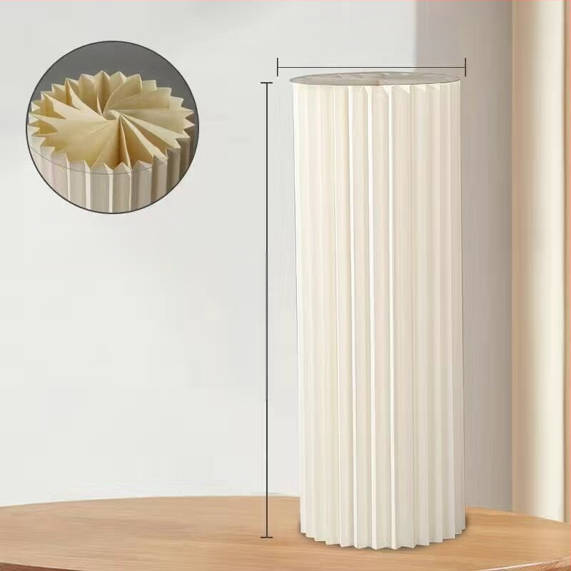 Vestuvinė sulankstoma popierinė kolona desertiniam stalui