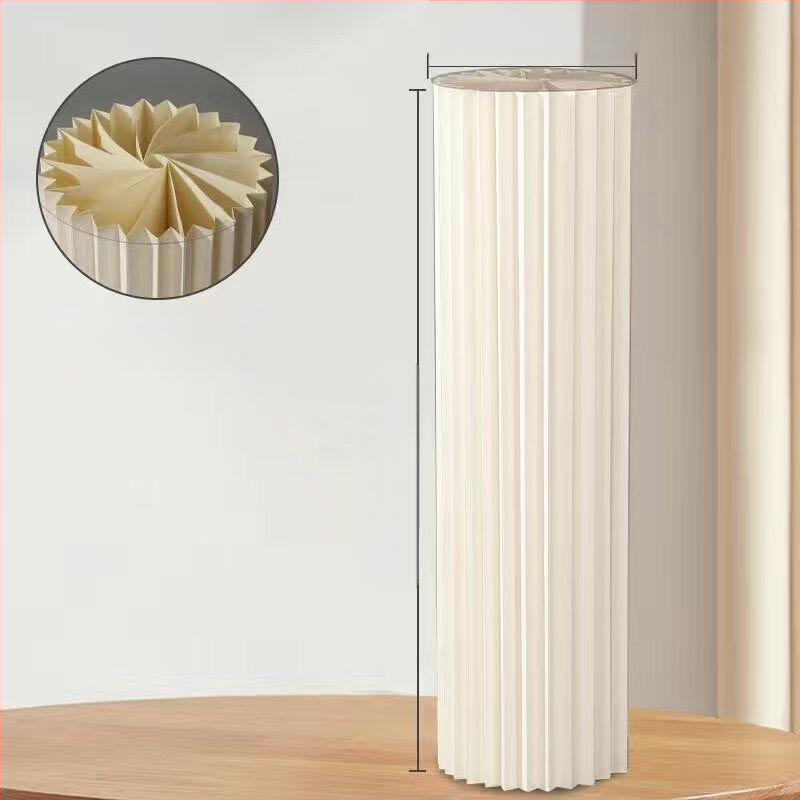 Vestuvinė sulankstoma popierinė kolona desertiniam stalui