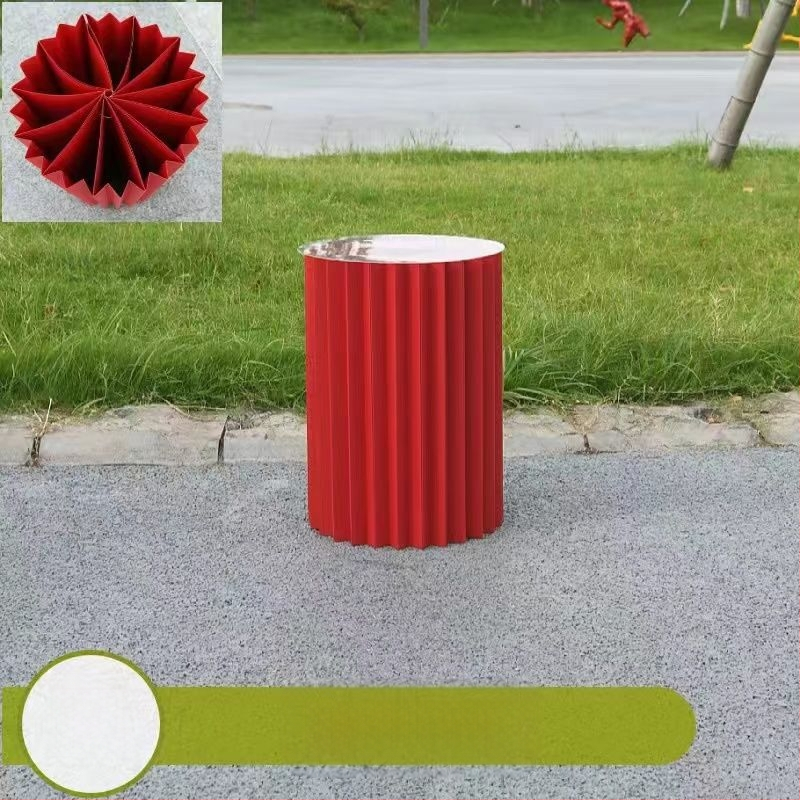 Vestuvinė sulankstoma popierinė kolona desertiniam stalui