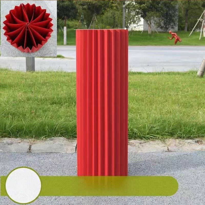 Vestuvinė sulankstoma popierinė kolona desertiniam stalui