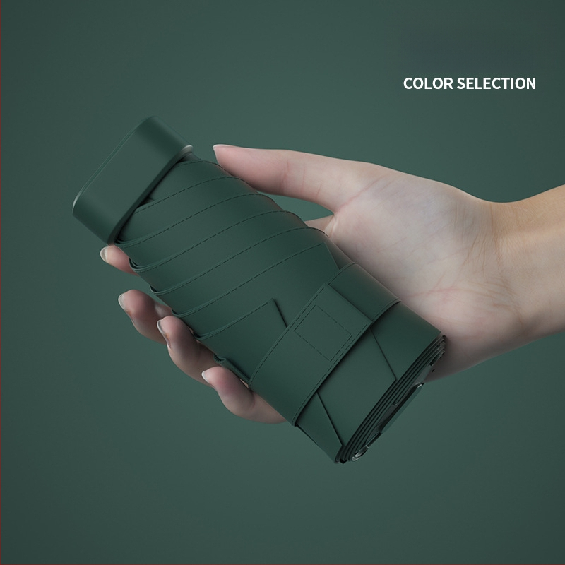 South Joe ultralengvas šešių skėtis moterims su diržu | rankinis atidarymas, aliuminio rėmas, 210T audinys, UPF>50, kompaktiškas kišeninis dizainas