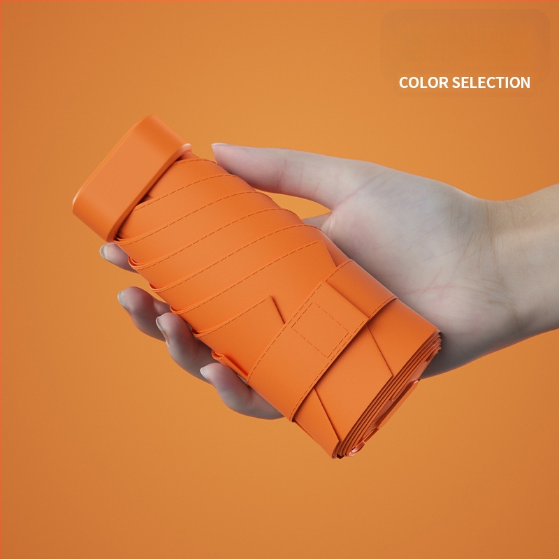 South Joe ultralengvas šešių skėtis moterims su diržu | rankinis atidarymas, aliuminio rėmas, 210T audinys, UPF>50, kompaktiškas kišeninis dizainas