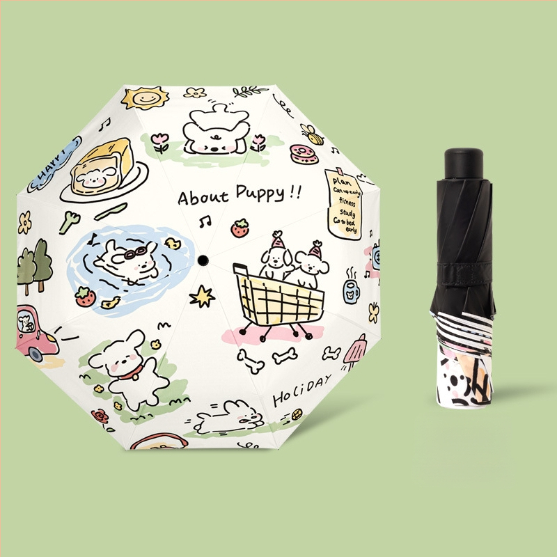 Ομπρέλα ήλίου με σκελετό από σίδηρο 8 ραβδών, ξύλινο άξονα και λαβή, κάλυμμα πολυεστέρα 190T, UPF50+, χειροκίνητο άνοιγμα/κλείσιμο