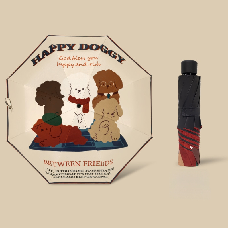 Ομπρέλα ήλίου με σκελετό από σίδηρο 8 ραβδών, ξύλινο άξονα και λαβή, κάλυμμα πολυεστέρα 190T, UPF50+, χειροκίνητο άνοιγμα/κλείσιμο