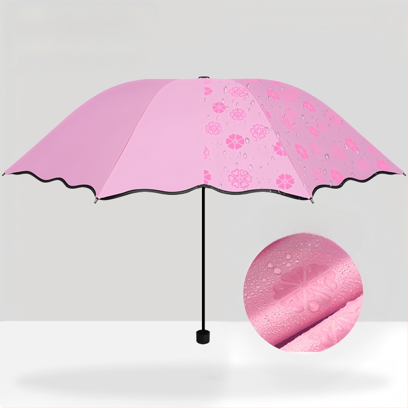 Rankinis sulankstomas skėtis su UV apsauga UPF>40, 8 ribų plieno rėmas, 190T audinys, logotipo pritaikymas