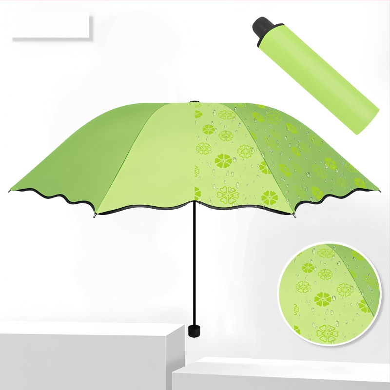 Rankinis sulankstomas skėtis su UV apsauga UPF>40, 8 ribų plieno rėmas, 190T audinys, logotipo pritaikymas